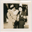 Tomoye (Nozawa) Takahashi and unidentified woman in fur-collared coat (ddr-densho-426-2125)