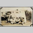 Group at picnic, with tent in background (ddr-densho-423-511)