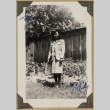 Mary beside a garden (ddr-densho-542-437)