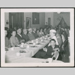 Large group at banquet table (ddr-densho-293-103)