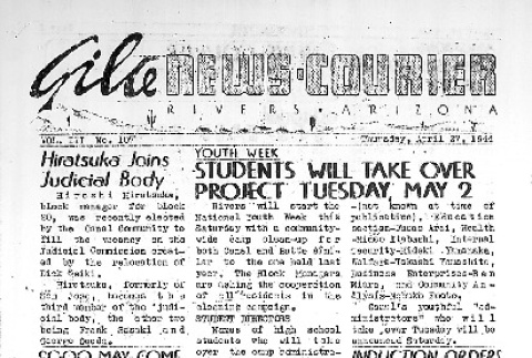 Gila News-Courier Vol. III No. 107 (April 27, 1944) (ddr-densho-141-263)