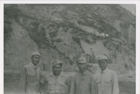 Four servicepeople (ddr-densho-1007-182)