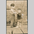 Two boys facing each other (ddr-densho-523-104)