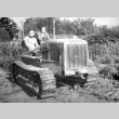 Two children on tractor (ddr-densho-136-20)