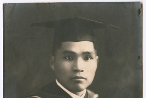 Portrait of graduate S. Matsui (ddr-densho-433-614)