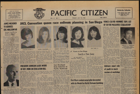 Pacific Citizen, Vol. 61, No. 5 (July 30, 1965) (ddr-pc-37-31)