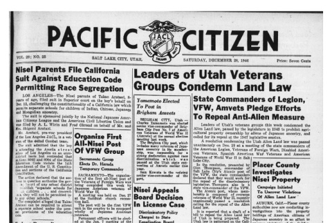 The Pacific Citizen, Vol. 28 No. 25 (December 28, 1946) (ddr-pc-18-52)