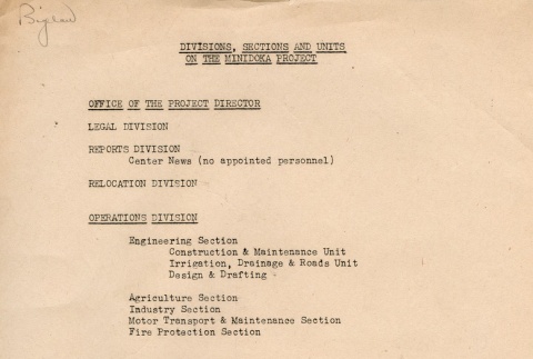 Divisions, Sections and Units on the Minidoka Project (ddr-densho-156-95)