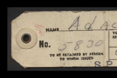 Identification tag (ddr-csujad-55-1979)