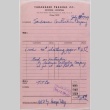 Receipt for sheathing paper for construction project at 1661 Post Street (ddr-densho-424-665)