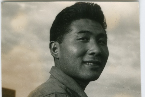 Portrait of man in military uniform (ddr-densho-201-36)