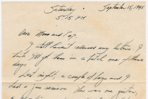 Letter from Tadashi Ishida to Mr. & Mrs. Y Ishida (ddr-densho-535-255)