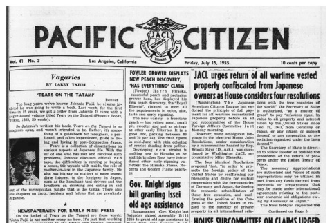 The Pacific Citizen, Vol. 41 No. 3 (July 15, 1955) (ddr-pc-27-28)