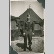 Soldier in front of tents (ddr-densho-201-531)