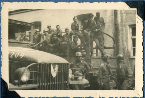 Soldiers at the 215th Quartermaster Depot (ddr-densho-22-67)