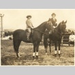A woman and a girl on horses (ddr-njpa-4-2685)