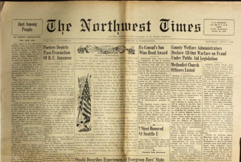 The Northwest Times Vol. 3 No. 53 (July 2, 1949) (ddr-densho-229-220)