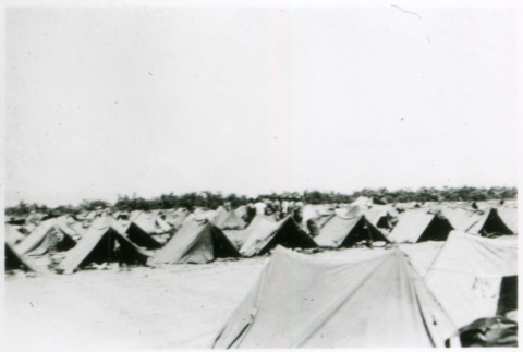 Rows of tents (ddr-densho-1007-834)