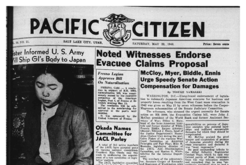 The Pacific Citizen, Vol. 26 No. 21 (May 22, 1948) (ddr-pc-20-20)