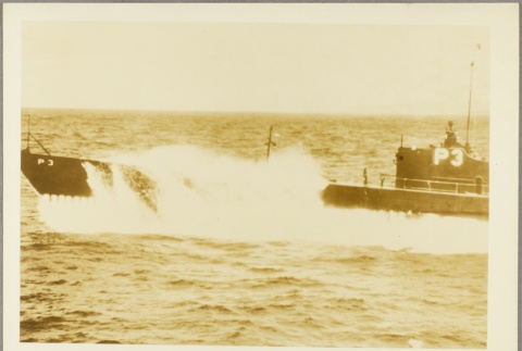 A submarine surfacing (ddr-njpa-13-157)