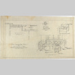 Blueprints for kitchen and rice cooking rooms for Betsuin Temple (ddr-densho-430-113)