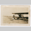 Woman and girl next to airplane (ddr-densho-480-81)