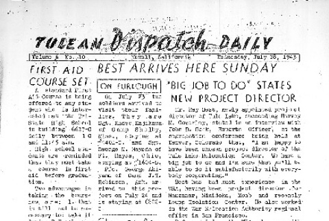 Tulean Dispatch Vol. 6 No. 10 (July 28, 1943) (ddr-densho-65-389)