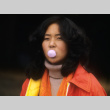 Janine Tanaka chewing bubble gum (ddr-densho-336-798)