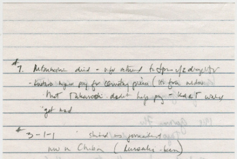 Genealogy Notes (ddr-densho-329-1103)