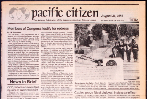 Pacific Citizen, Vol. 99, No. 9 (August 31, 1984) (ddr-pc-56-34)