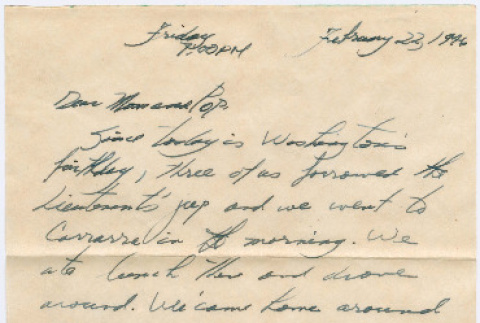 Letter from Tadashi Ishida to Mr. & Mrs. Y Ishida (ddr-densho-535-335)