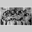 Group of people, seated with three ukuleles (ddr-densho-1007-62)