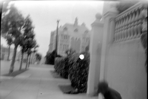 View of street looking toward building (ddr-densho-426-1133)