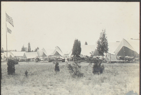 Row of canvas tents (ddr-densho-355-726)