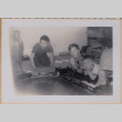 Boys playing with train set (ddr-densho-462-266)
