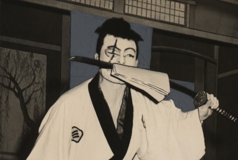 Kabuki actor posing in costume (ddr-njpa-4-1599)
