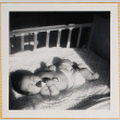 Leslie Shiomi in a crib (ddr-densho-522-379)
