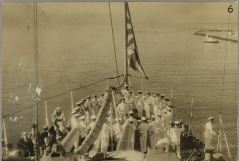 Navy band members performing on board the Yakumo (ddr-njpa-13-1167)