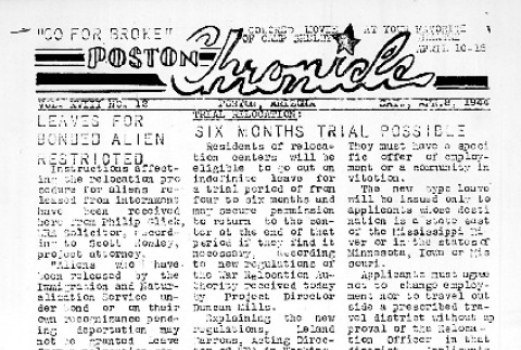 Poston Chronicle Vol. XVIII No. 12 (April 8, 1944) (ddr-densho-145-490)