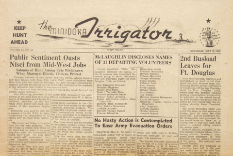 Minidoka Irrigator Vol. III No. 11 (May 8, 1943) (ddr-densho-119-38)