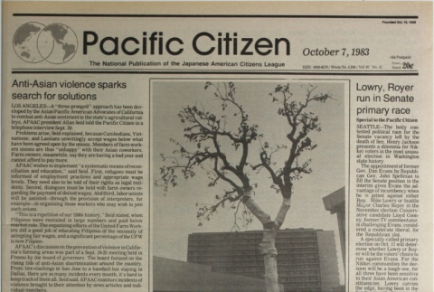 Pacific Citizen, Whole No. 2,259, Vol. 97, No. 15 (October 7, 1983) (ddr-pc-55-39)