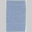Letter from Henri Takahashi to Tami (Tomoye) Takahashi, Martha Tsuchida, #2 (ddr-densho-424-944)