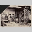 Japanese women and girls on an engawa (ddr-densho-259-96)
