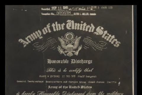 Honorable discharge (ddr-csujad-55-152)