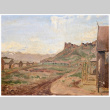 Painting of Tule Lake Camp (ddr-densho-316-398)