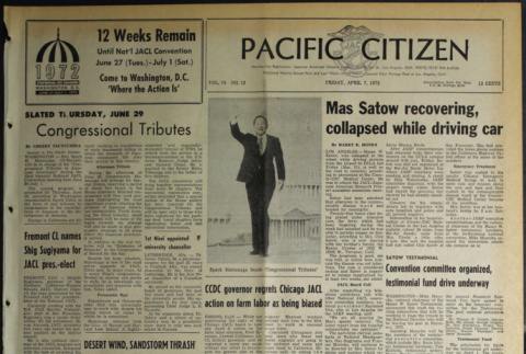 Pacific Citizen, Vol. 74, No. 13 (April 7, 1972) (ddr-pc-44-13)