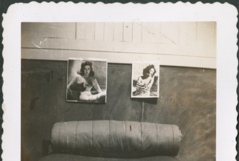 Bunk with pictures on wall (ddr-densho-434-468)