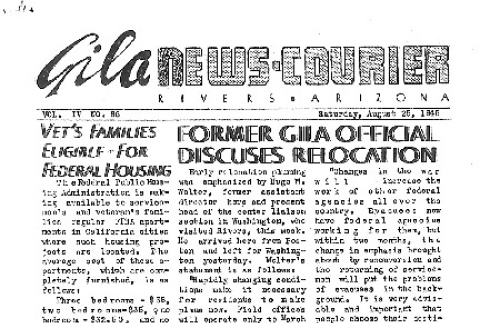 Gila News-Courier Vol. IV No. 66 (August 25, 1945) (ddr-densho-141-426)