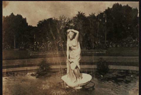 Fountain with statue (ddr-densho-355-703)