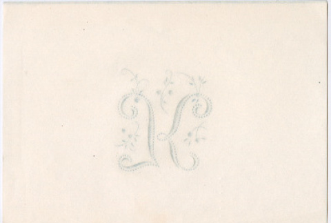 Card from Lil Kiyasu to Kan Domoto (ddr-densho-377-3007)